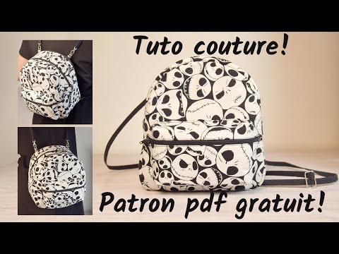 Sac à dos en bandoulière à réaliser vous-mêmes - KanKatKou