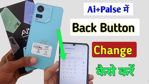 Ai + Palse Back Button Setting/How to change back button in Ai + Palse /3Buttons 