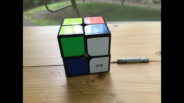 Stop motion 2x2 rubiks cube solve