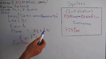 #EP 10 Algorithme les Boucles ( boucle pour ) (darija)