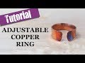 Adjustable Copper Ring  - Jewellery Tutorial