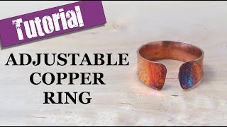 Adjustable Copper Ring  - Jewellery Tutorial