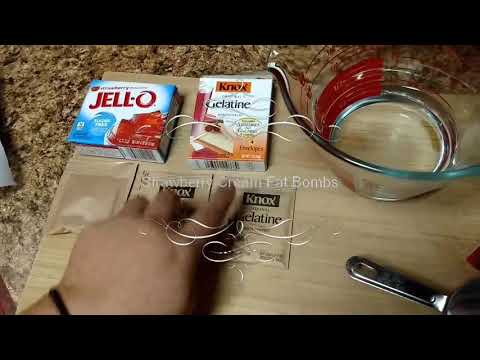 strawberry-cream-jello-|-low-carb-diet-|-ketogenic-diet-(keto)