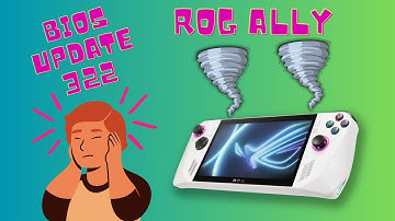 Asus ROG Ally bios 322 and Armoury Crate update New fan curve sound test