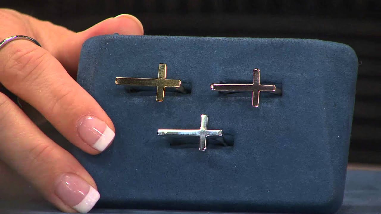 Steel by Design Polished Horizontal Cross Ring with Shawn Killinger