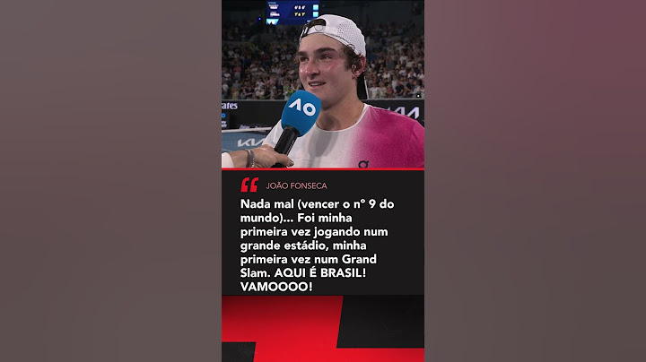 'AQUI É BRASIL': João Fonseca celebrou a grande vitória no Australian Open #shorts 🎾