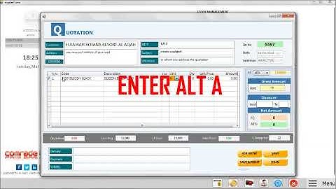 ENTERING QUOTATION IN COMRADE ULTRA