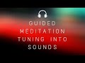 Guided meditation tuning into sounds    mindfulnessmt