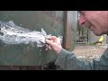 Norton trailer restoration. Part 5. Filling the holes