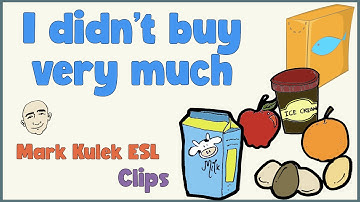 A Little vs. A Few | English Class (clips) - Mark Kulek ESL