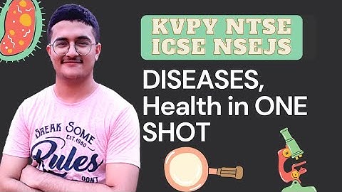 Aids to Health - KVPY SA, NTSE/Stage 2, ICSE, NSEJS. Selina Concise Biology. Lecture 2