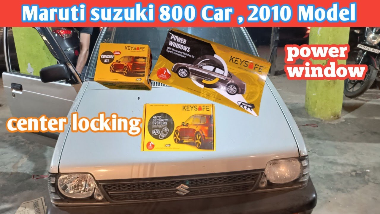 Maruti suzuki 800 || power window and center 🔐🔐locking installetion
