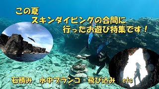 この夏、スキンダイビングの合間に行ったお遊び特集！