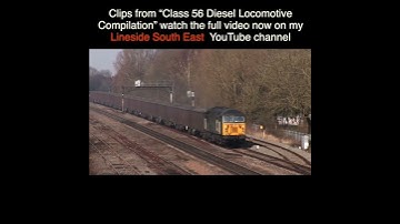 Class 56 Diesel Locomotive Operated by DCR and COLAS Trailer Short