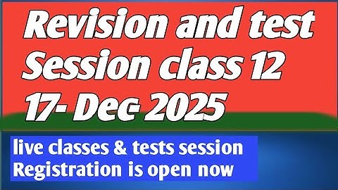 class 12 Revision and test series 2025 || slo based course || chapter wise test || Assignments 