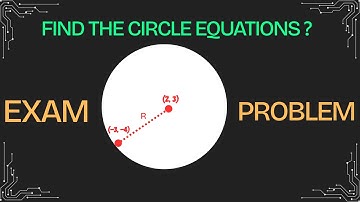 05. Circle Equation from Center and Point | SAT/ACT/FE Math Practice Problem