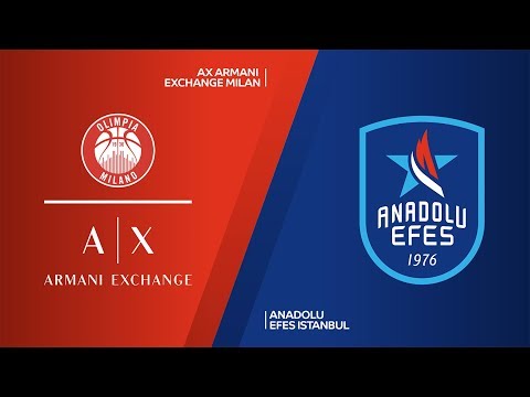 AX Armani Exchange Milan - Anadolu Efes Istanbul Highlights |EuroLeague, RS Round 10