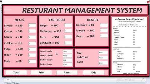Restaurant Management System in Java Eclipse~send Email and Get Source Code