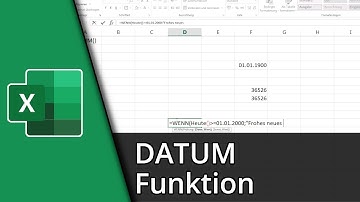 Excel Datum Funktion | =DATUM() ✅ Tutorial