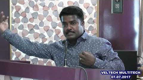 VELTECH MULTITECH DEPT OF EEE GUEST LECTURE - 07.07.2017