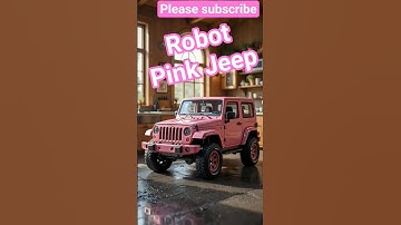 robot pink jeep #youtubeshorts #automobile #robot #ai #transformers #transformer #변압기 #máy biến áp