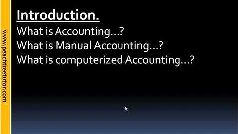 Peachtree   Urdu Tutorial Part 1 by UrduTutorialTube   YouTube