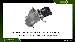 International Navistar MaxxForce DT, 9, 10 EGR Valve 2008-2010: OEM 5012974R91