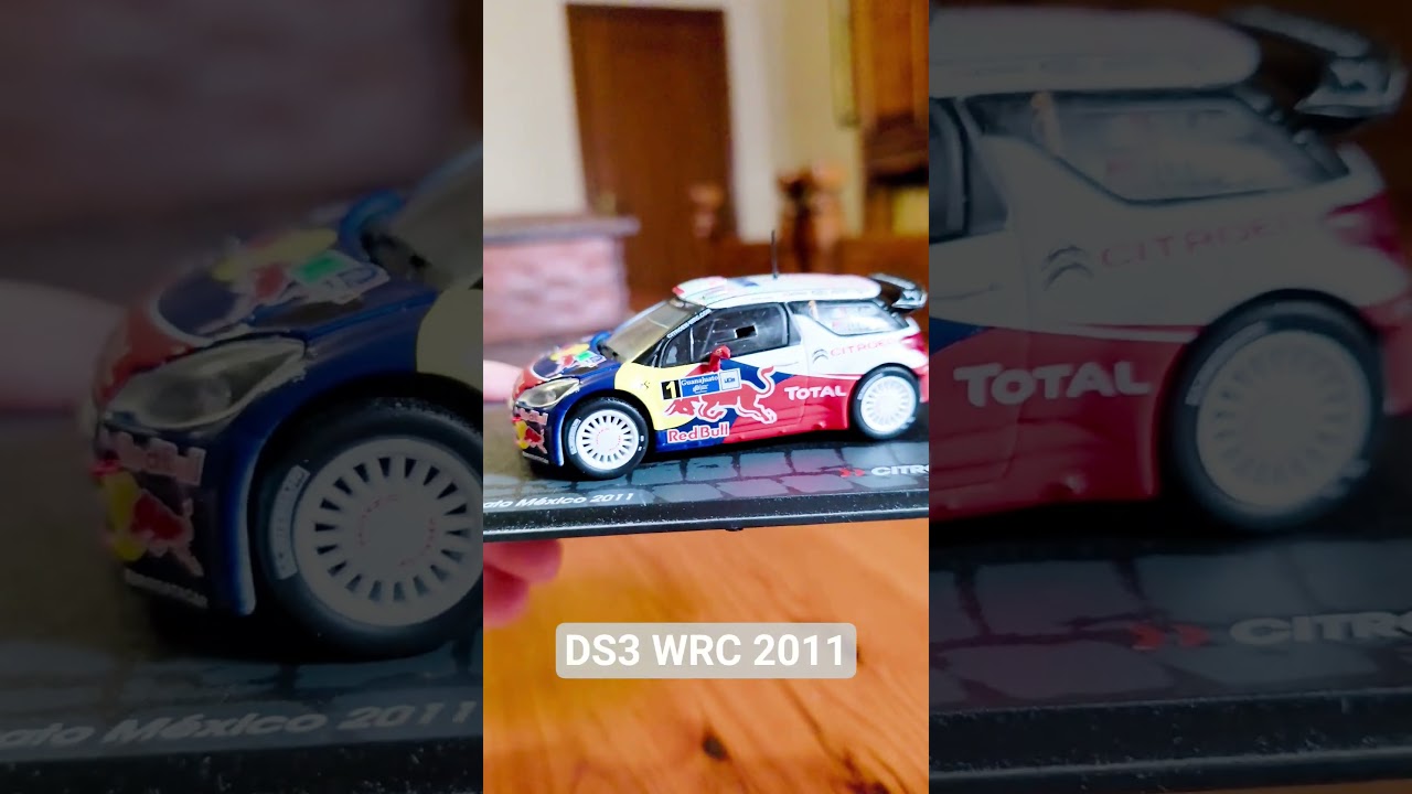 Miniature Spark 1/43 Citroën DS3 WRC #11 - Rallye Mexique 2011, 4ème