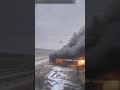 Russian BMPT Terminator is burned down in warehouse full of gear worth $7million by Ukrainian FPV