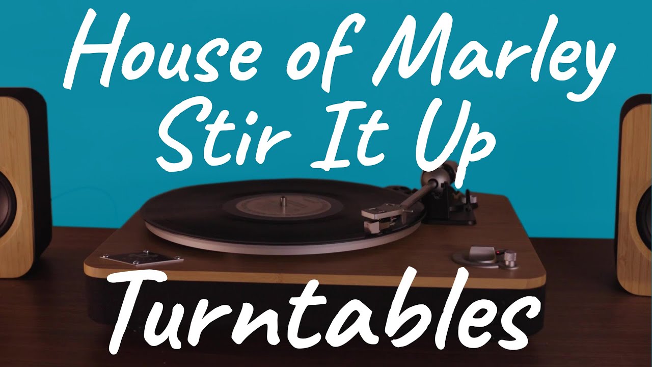 Test de la platine vinyle Bluetooth vintage House of Marley Stir It Up