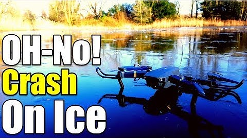 Eachine E58 Drone Runs Out of Battery Crash landed On Ice! Can I Stil Recover it?