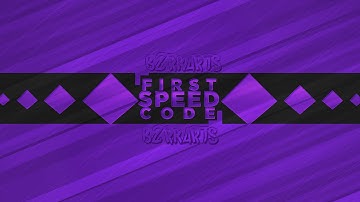 First Speed Code