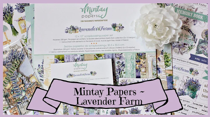 Mintay Papers New Release ~ Lavender Farm