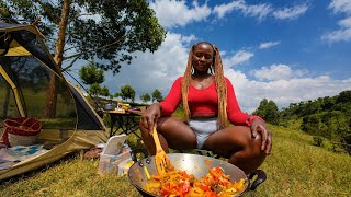 She Camped Alone in 35°C (95°F) Heat (And It Was Totally Worth It) #camping #nature #asmr