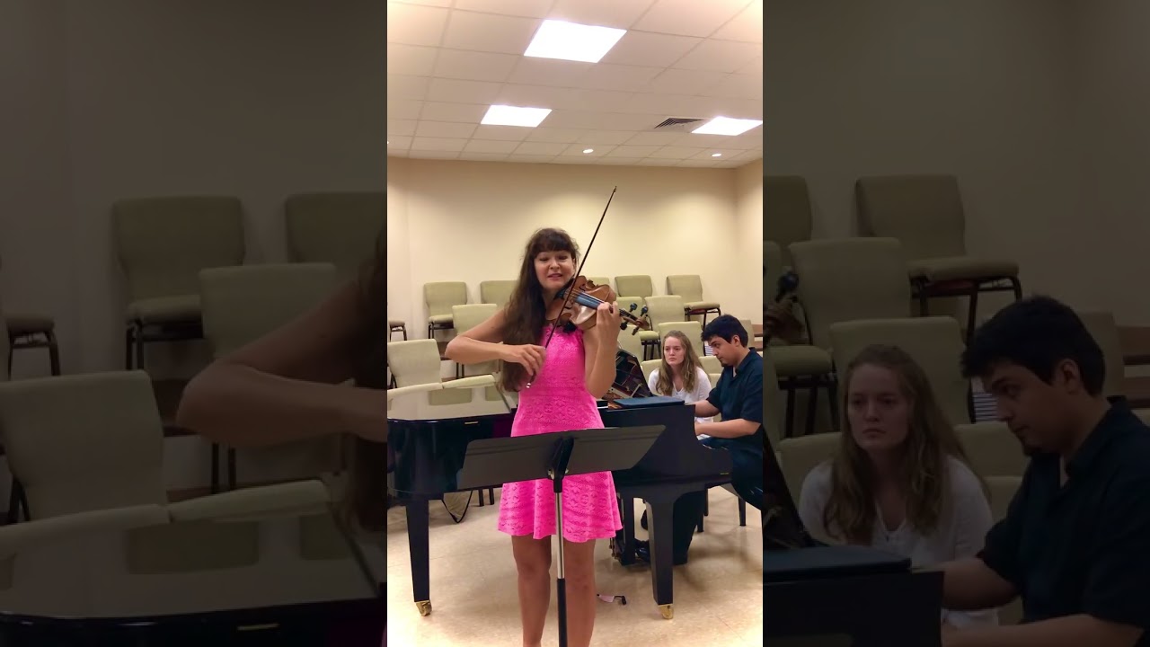 César Franck - Sonata 2nd movement - with pianist Cristian Guzman