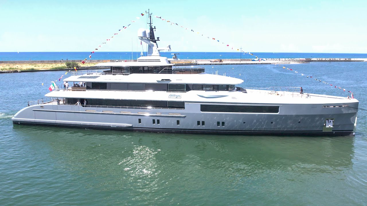 CODECASA 58- Hull C127- M.Y. KATHRYN - Launch Ceremony