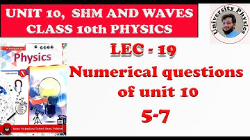 Numerical questions of unit 10 class 10th physics kpk textbook board | Part-II