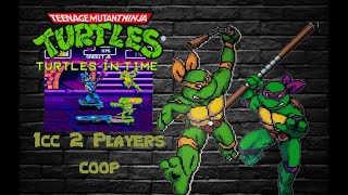 🕹👾 TEENAGE MUTANT NINJA TURTLES: TURTLES IN TIME - 1cc 2 PLAYERS COOP - EBA VERSION ARCADE 🕹👾