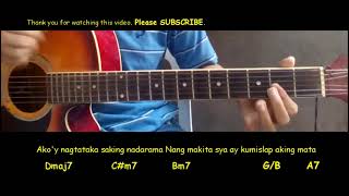 Video thumbnail of "Love Story Ko Guitar chords"