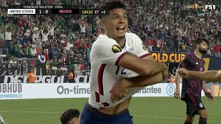 Miles Robinson's Goal | USA vs Mexico 1-0 | 2021 GOLD CUP Final