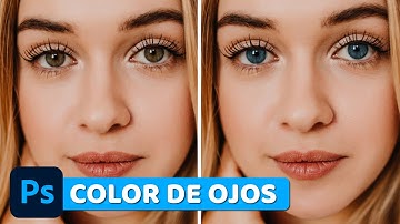 ✅ Tutorial Rápido de Photoshop | Cómo Cambiar el Color de los Ojos en un Minuto ⏳