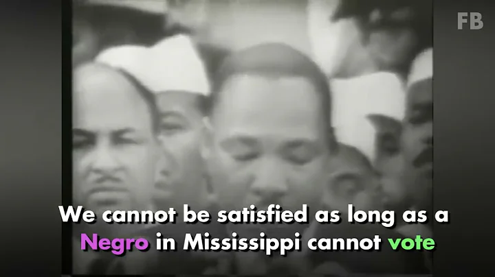 "I have a Dream" Martin Luther King Jr  Full Speech with Subtitle