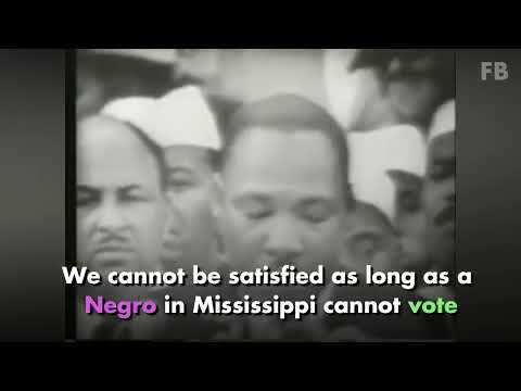 "I have a Dream" Martin Luther King Jr  Full Speech with Subtitle