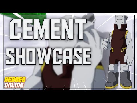 Cement Showcase Heroes Online Roblox Youtube