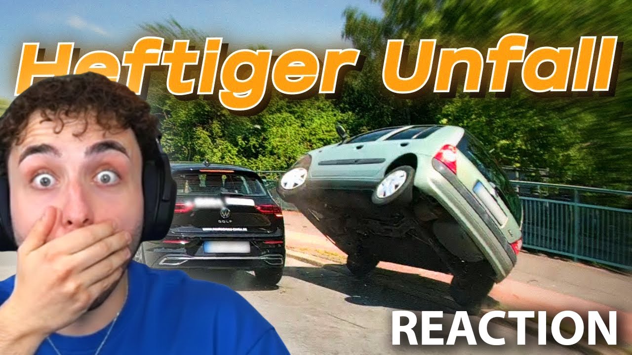 Unfall MIT ÜBERSCHLAG! 🚗 Tjan REAGIERT auf RLP DASHCAM