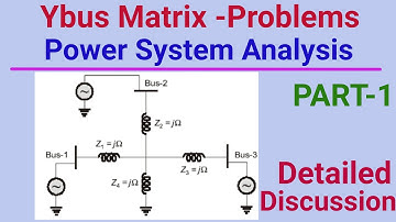 Admittance | Ybus matrix formation | Best Methods| Power system | Full details | Part 1| English
