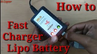 How to change lipo battery B3 Pro Charger, lipo Balance Charger