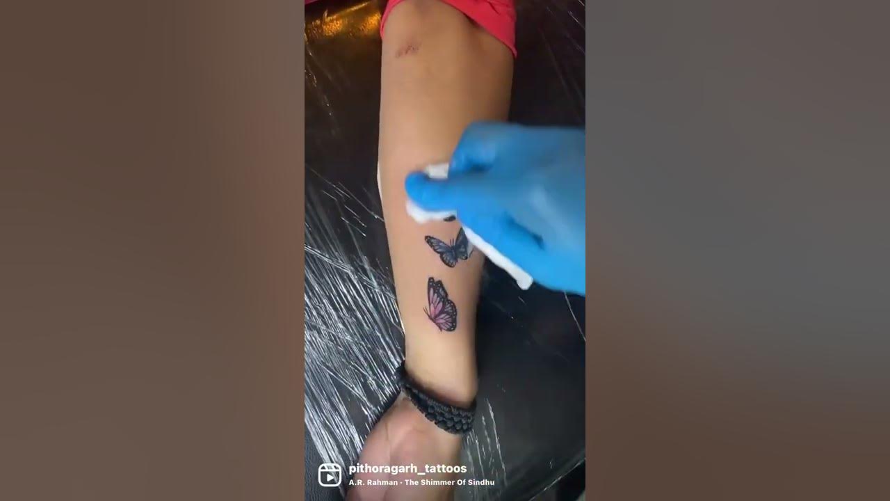 Beautiful butterfly tattoo❣️