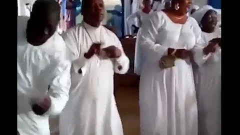 Watch Pastor And His Members Dancing To Small Doctor Song Inside Church