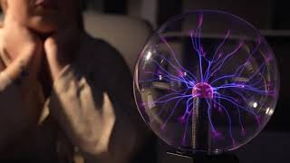 8 Inch Plasma Ball Lamp Light Touch & Sound Sensitive Nebula Thunder Lightning Electric Globe